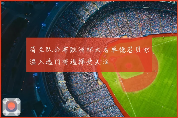荷兰队公布欧洲杯大名单德容贝尔温入选门将选择受关注