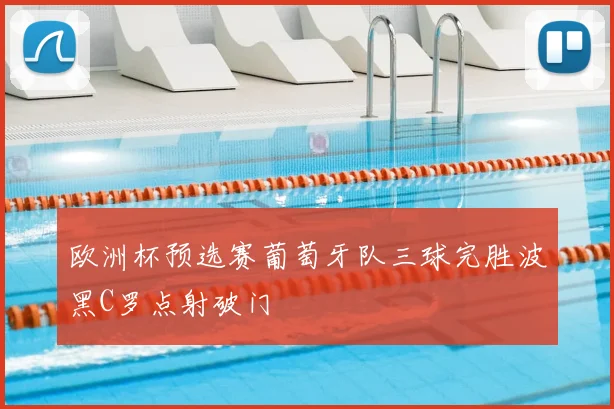 欧洲杯预选赛葡萄牙队三球完胜波黑C罗点射破门